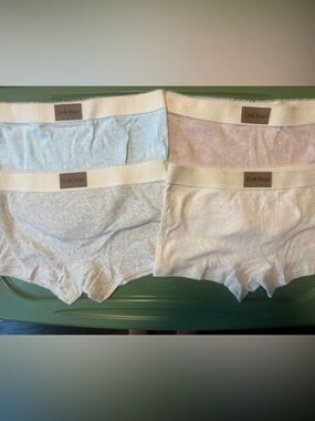 Women’s Soft Stretch Waistband Bottoms - Light Blue, Light Pink, Grey and Cream